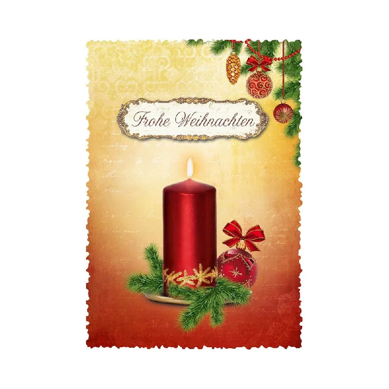 Christmas Candle, German Card by Gespansterwald GmbH