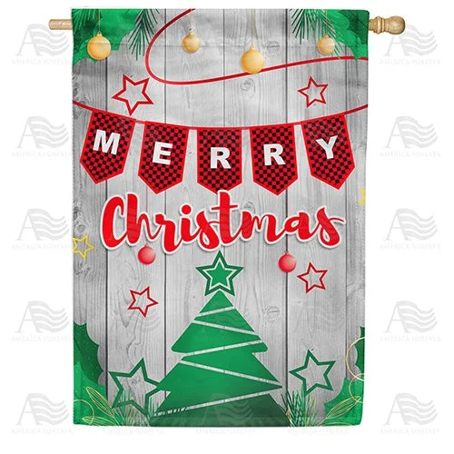 Christmas Celebration Double Sided House Flag