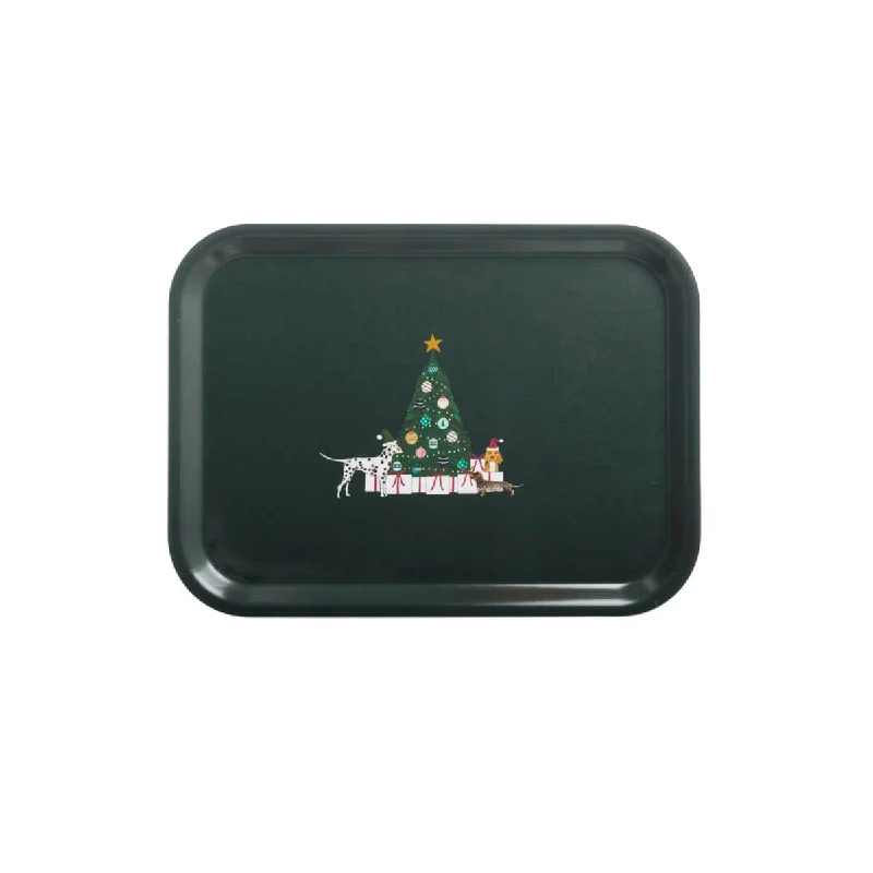 Christmas Dogs Serving Tray - Small