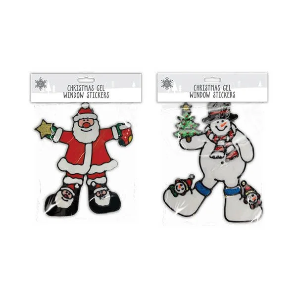 Christmas Gel Window Stickers