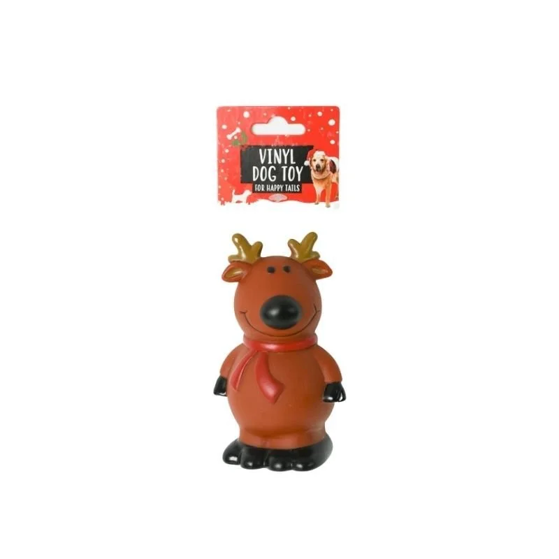 Christmas Vinyl Dog Toy