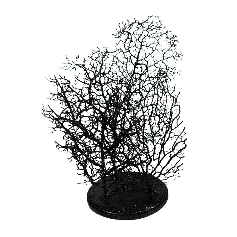 Coral Tree, Black Figurine by Ino Schaller