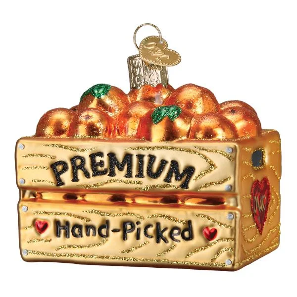 Crate of Oranges Ornament - Old World Christmas