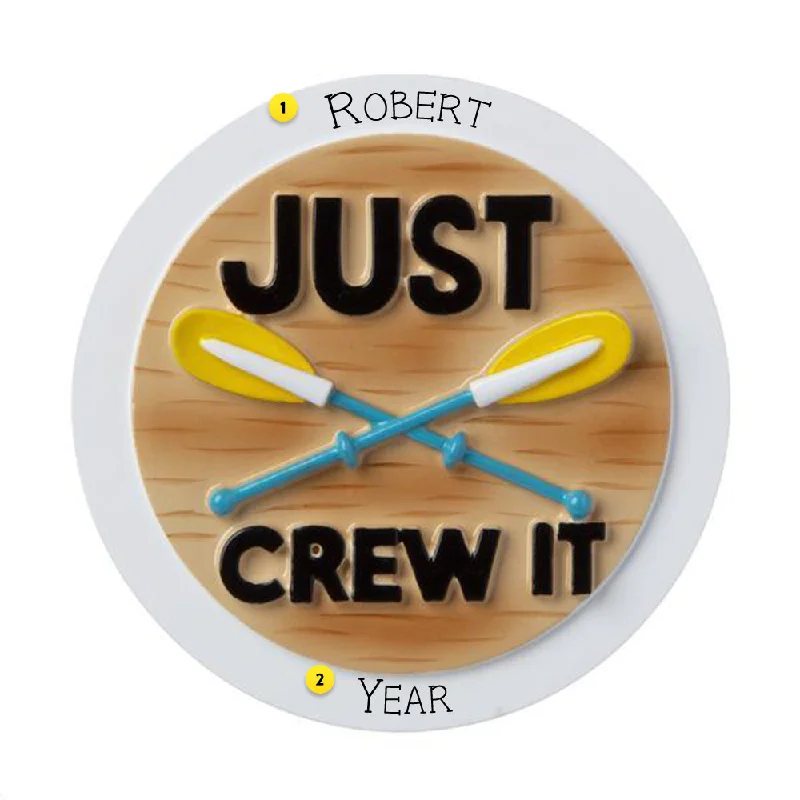 Personalized Crew Ornament