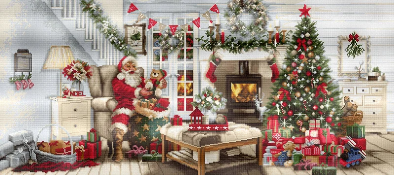 Cross Stitch Kit Luca-S - Santa Interior, B2408