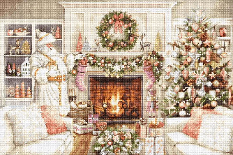 Cross Stitch Kit Luca-S - New Year, GOLD Collection, B2416