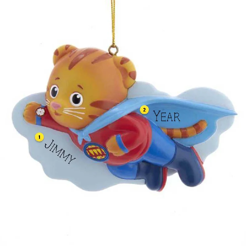 Personalized Daniel Tiger© Super Hero Ornament