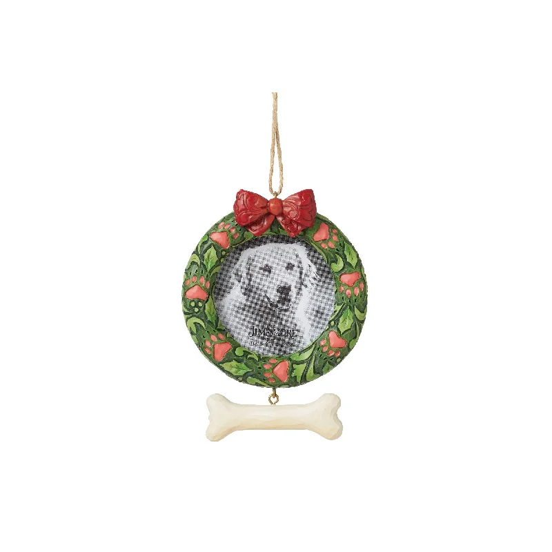 Dog Pet Wreath Frame Orn