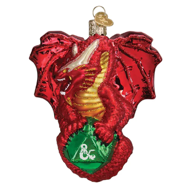 Dungeons & Dragons Red Dragon Ornament - Old World Christmas