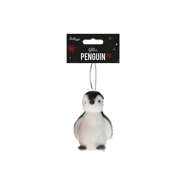 Festive Penguin Decoration 9cm