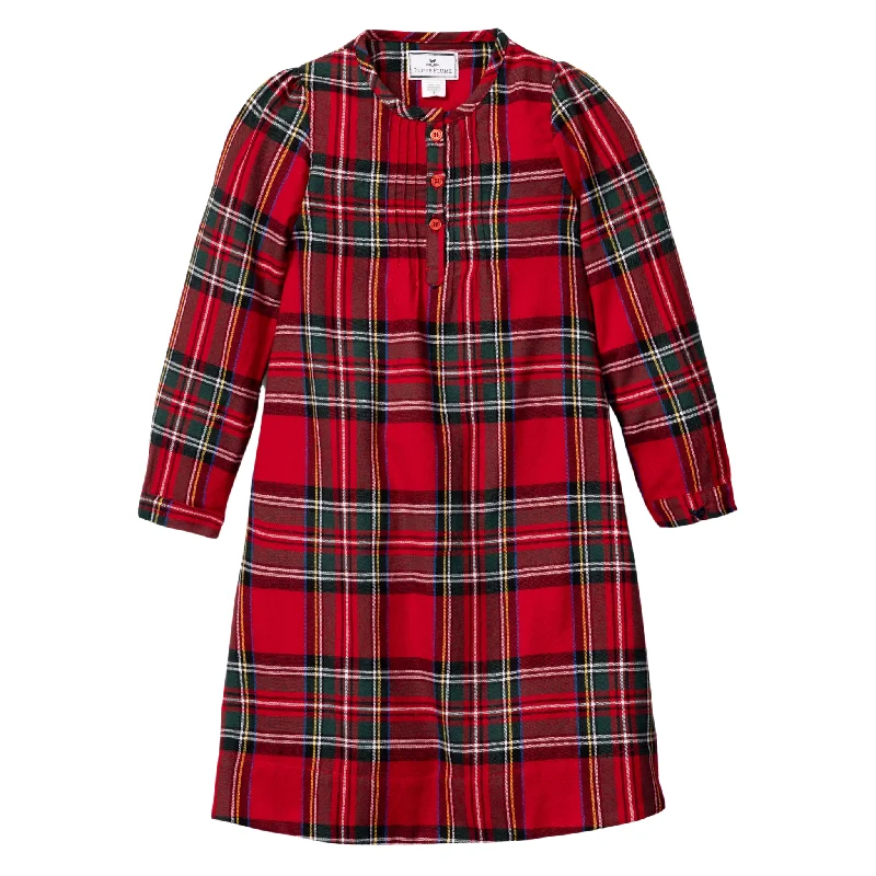 Girl's Brushed Cotton Beatrice Nightgown in Imperial Tartan