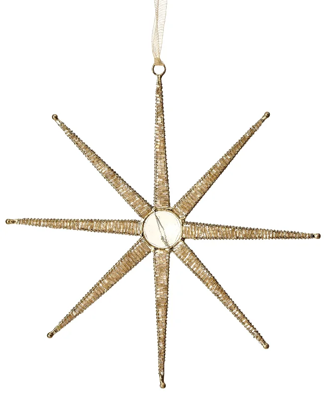 8.5" Golden Desert Star Ornament