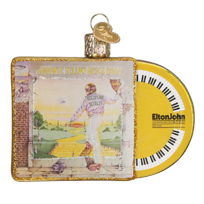 Goodbye Yellow Brick Road Album Ornament - Old World Christmas