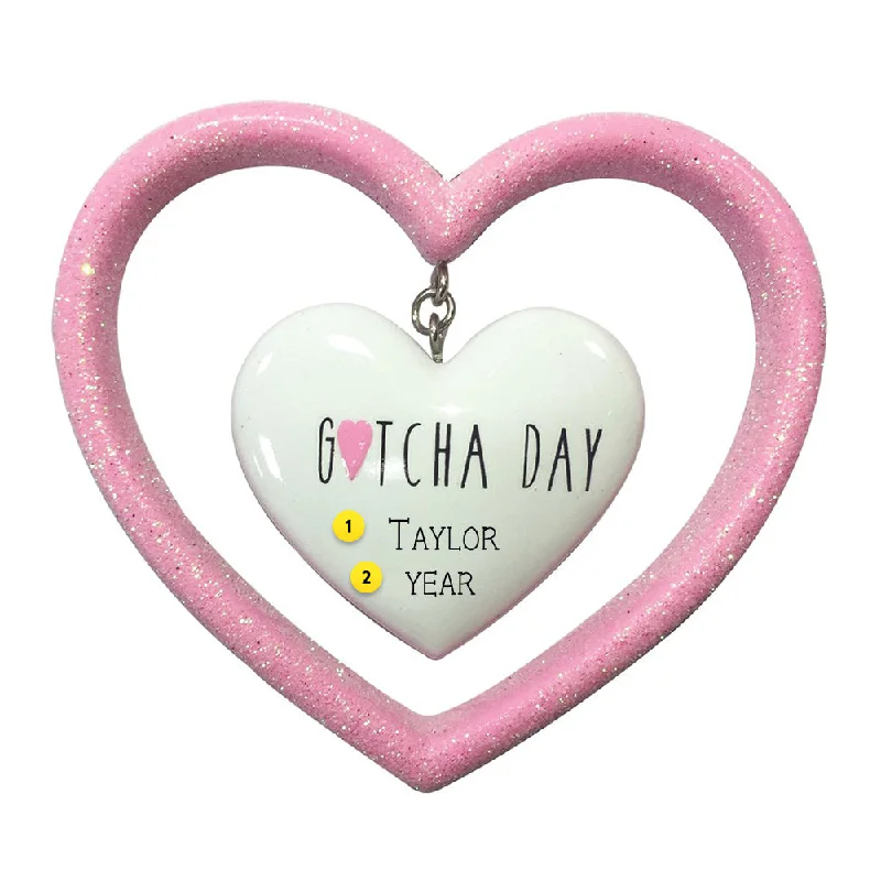 Personalized Gotcha Day Adopted Ornament