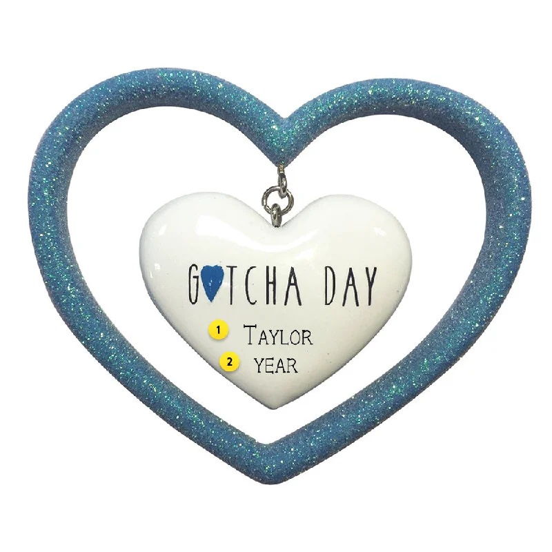 Personalized Gotcha Day Adopted Ornament