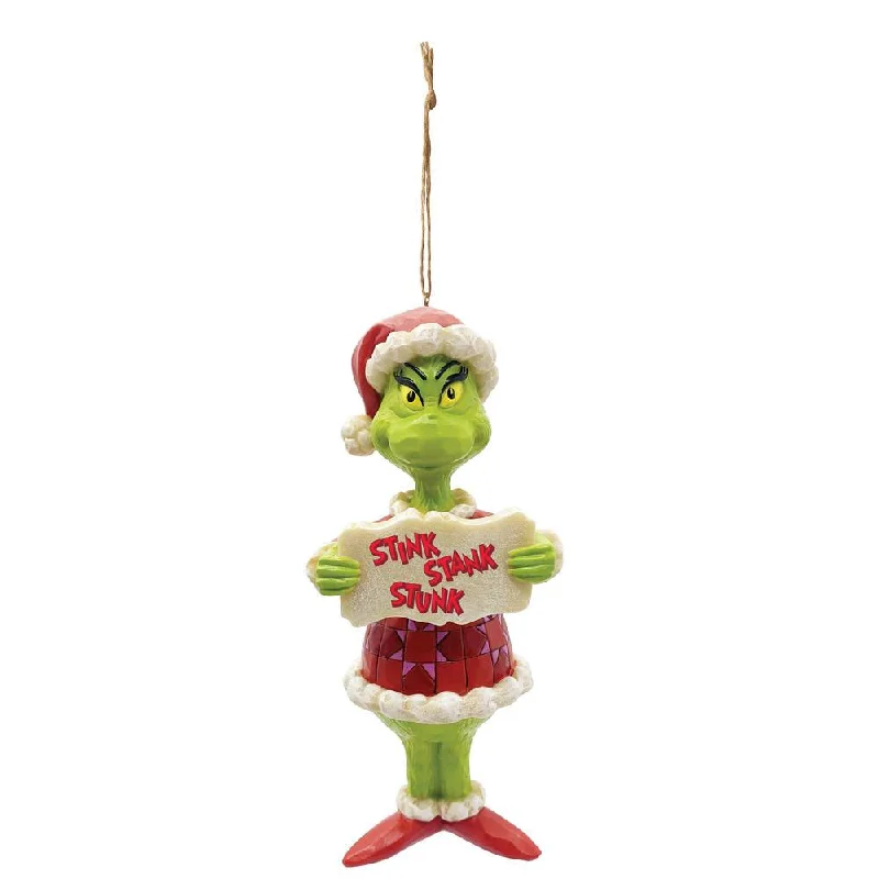 Grinch Stink Stank Stunk Ornament - Jim Shore