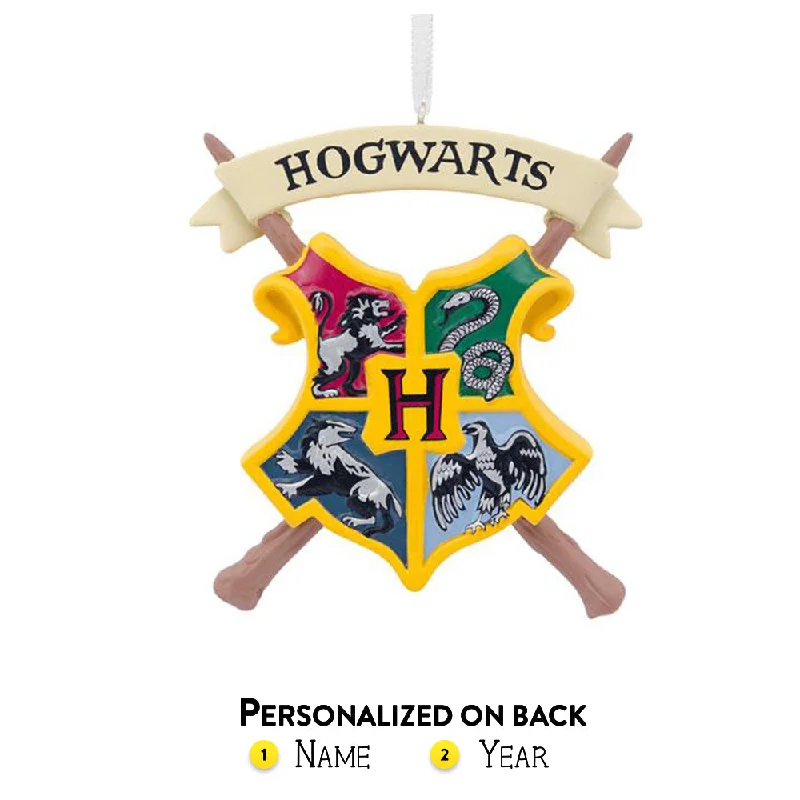 Personalized Harry Potter™ School Crest Ornament