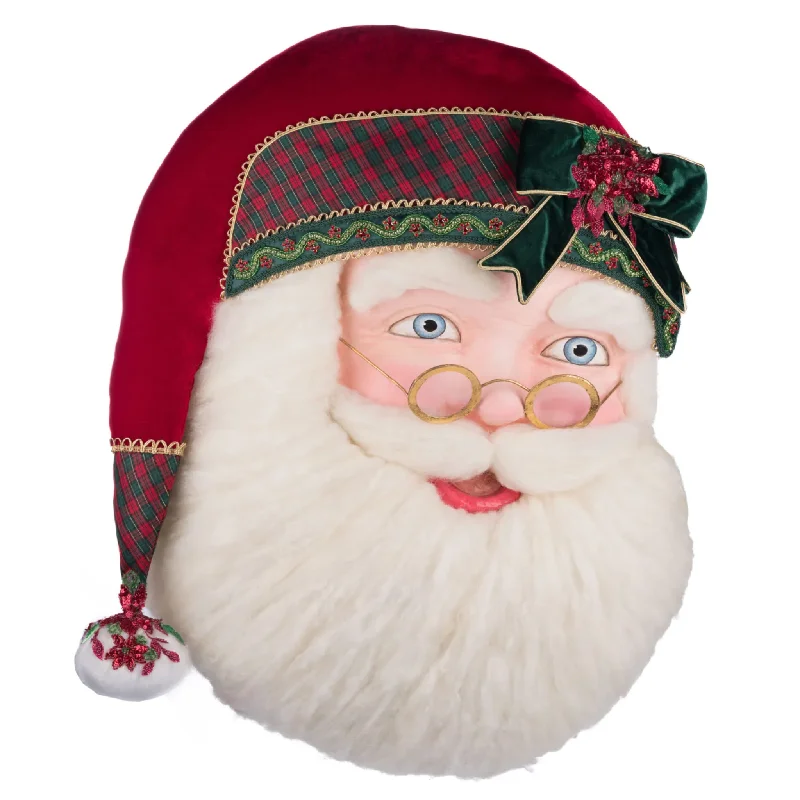 Holiday Magic Santa Wall Mask Christmas Decoration