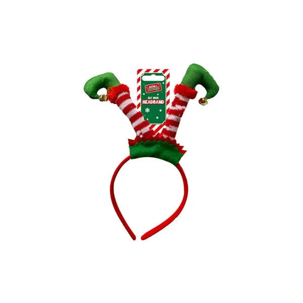 Jolly Christmas Elf Shoe Headband