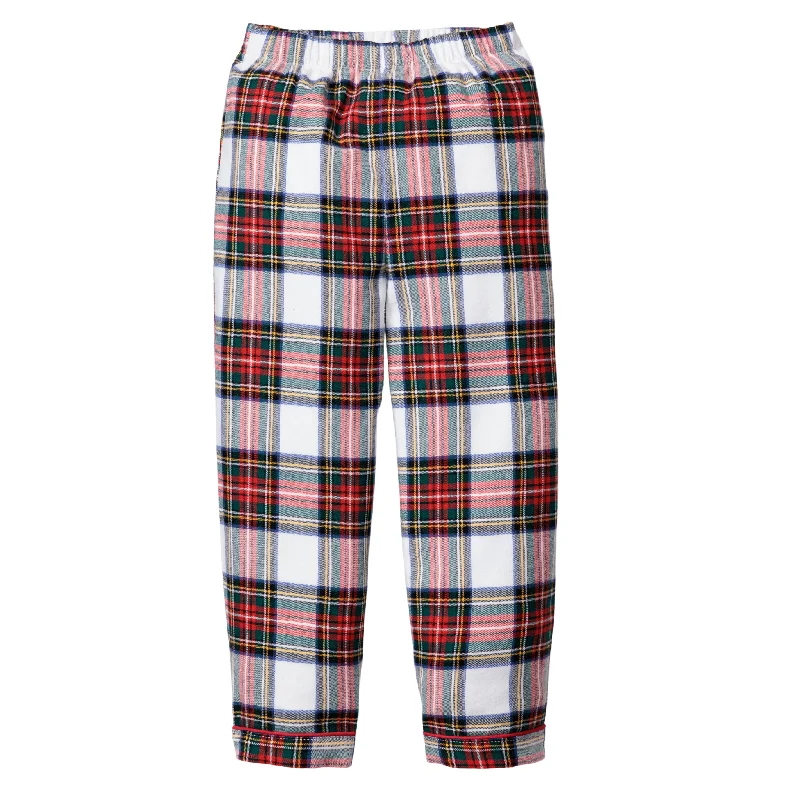 Kid's Brushed Cotton Pajama Pant in Balmoral Tartan