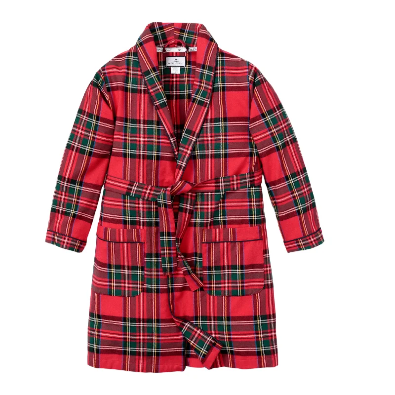 Kid's Brushed Cotton Robe in Imperial Tartan