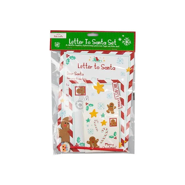 Kids Crafts Letter To Santa Set