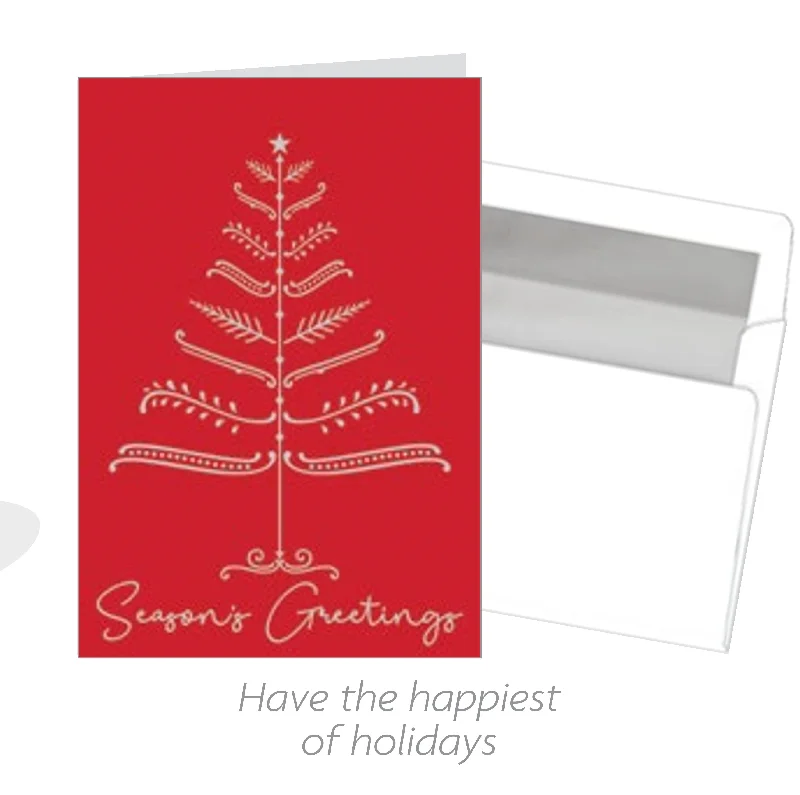 Luxury 18 Count Card Set - Red Pencil Tree