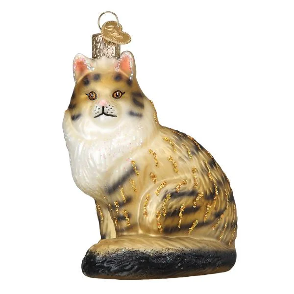 Maine Coon Cat Ornament - Old World Christmas