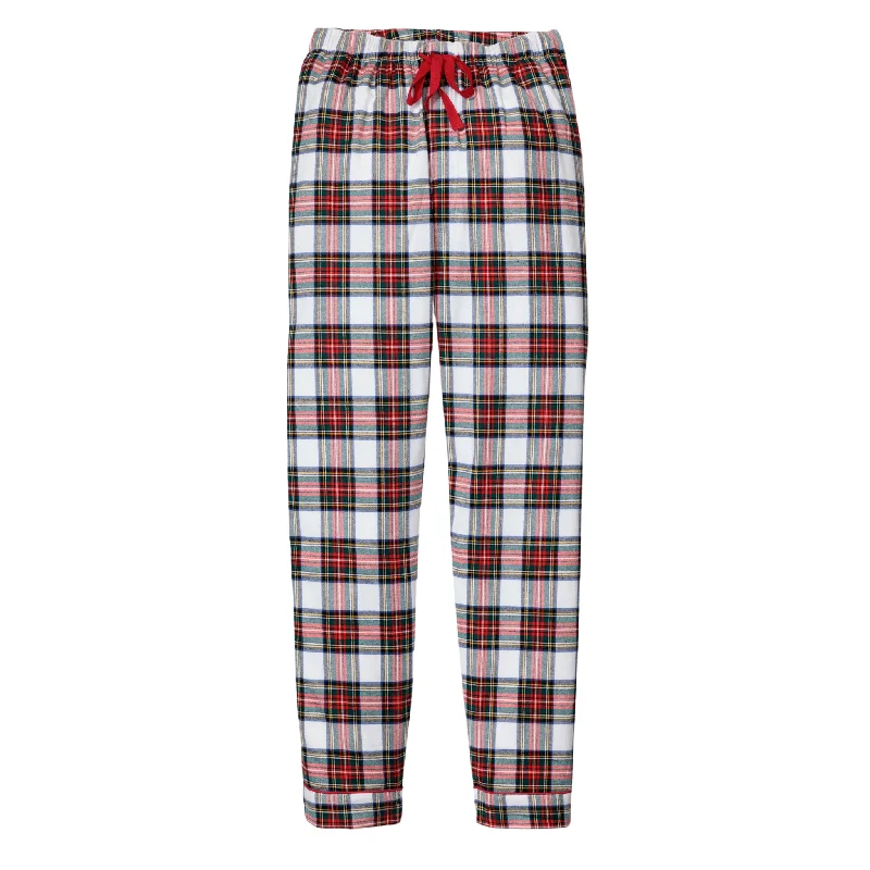 Men's Brushed Cotton Pants in Balmoral Tartan