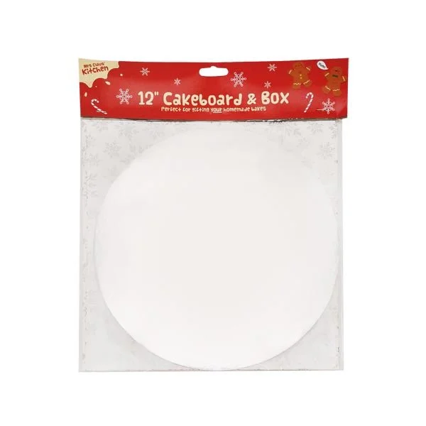 Mrs Claus Kitchen Cakeboard & Box 12 Inc