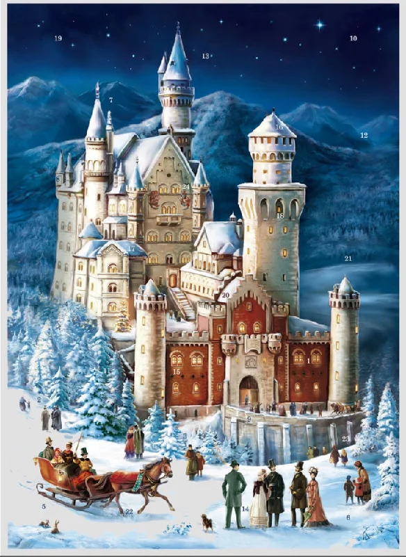 Neuschwanstein Advent Calendar by Richard Sellmer Verlag