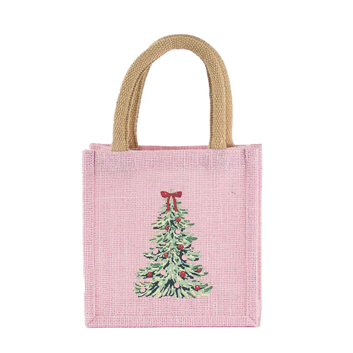 Noelle Tree Petite Gift Tote Light Pink