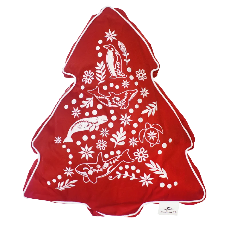 Nordic Christmas Tree Advent Pillow