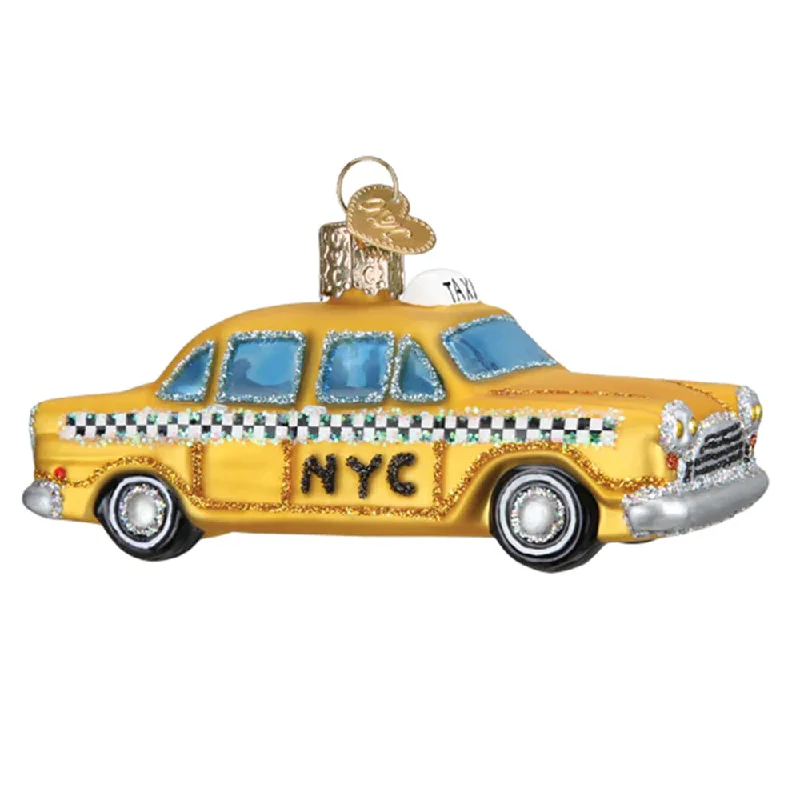 NYC Taxi Ornament - Old World Christmas