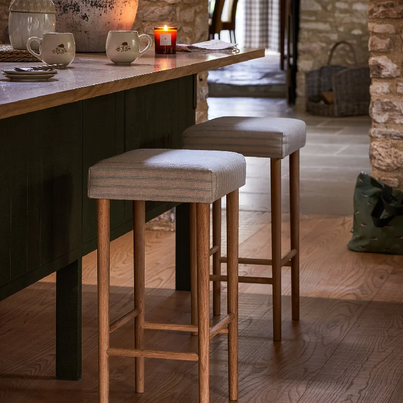 Oakham Bar Stool - Burley Stripe