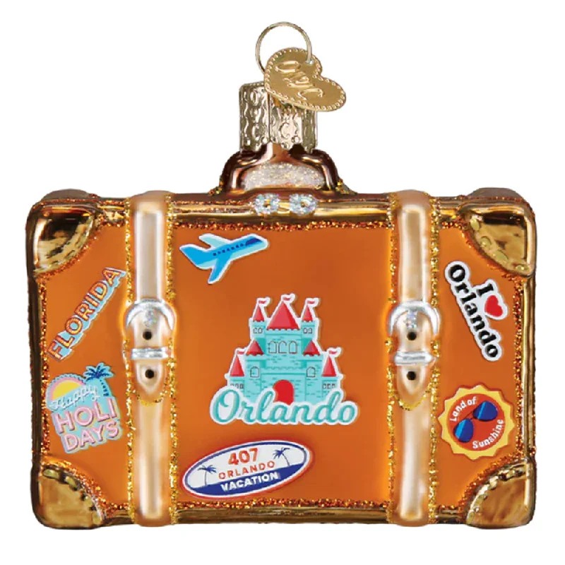 Orlando Suitcase Ornament - Old World Christmas