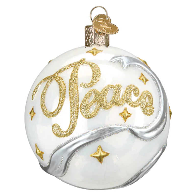 Peace & Joy Round Ornament - Old World Christmas