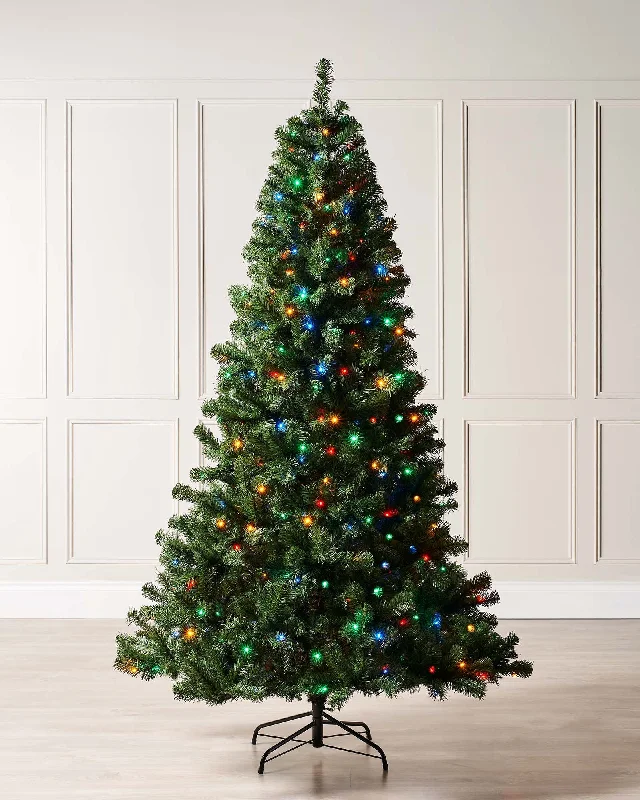 Pre-Lit Emerald Spruce Christmas Tree