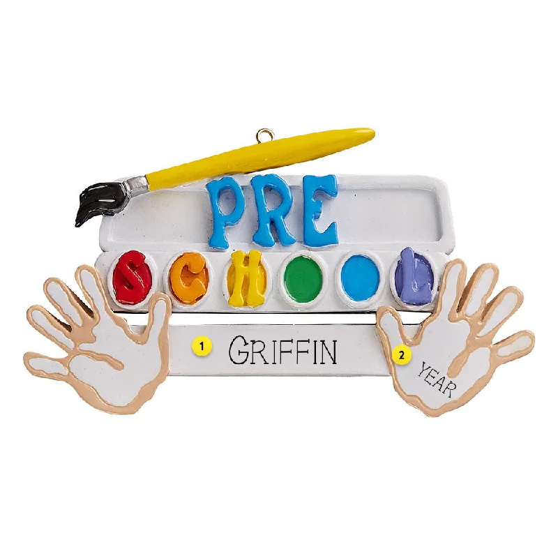 Personalized Preschool Ornament