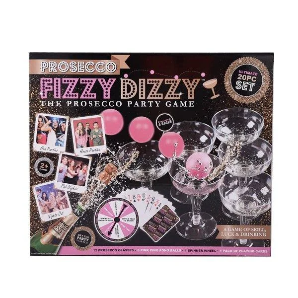 Prosecco Fizzy Dizzy Drinking Party Game