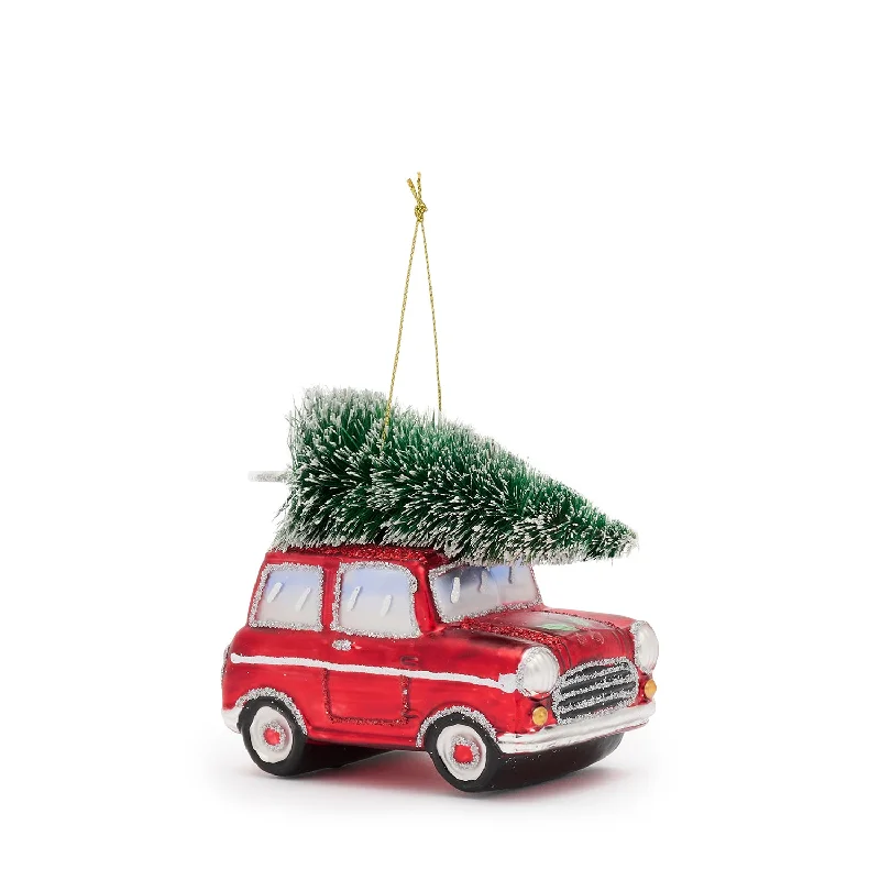 Red Small Car Bauble