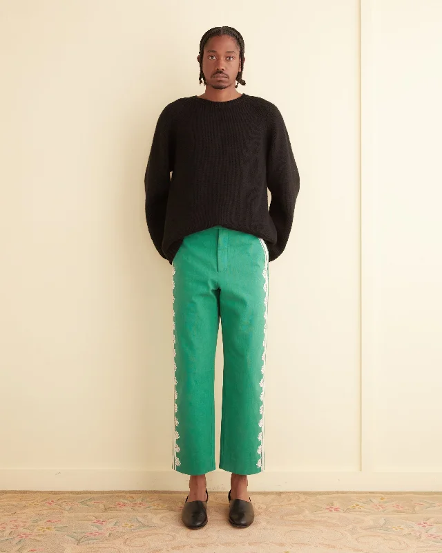 Ripple Appliqué Trousers