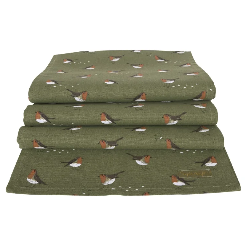 Robin Green Table Runner