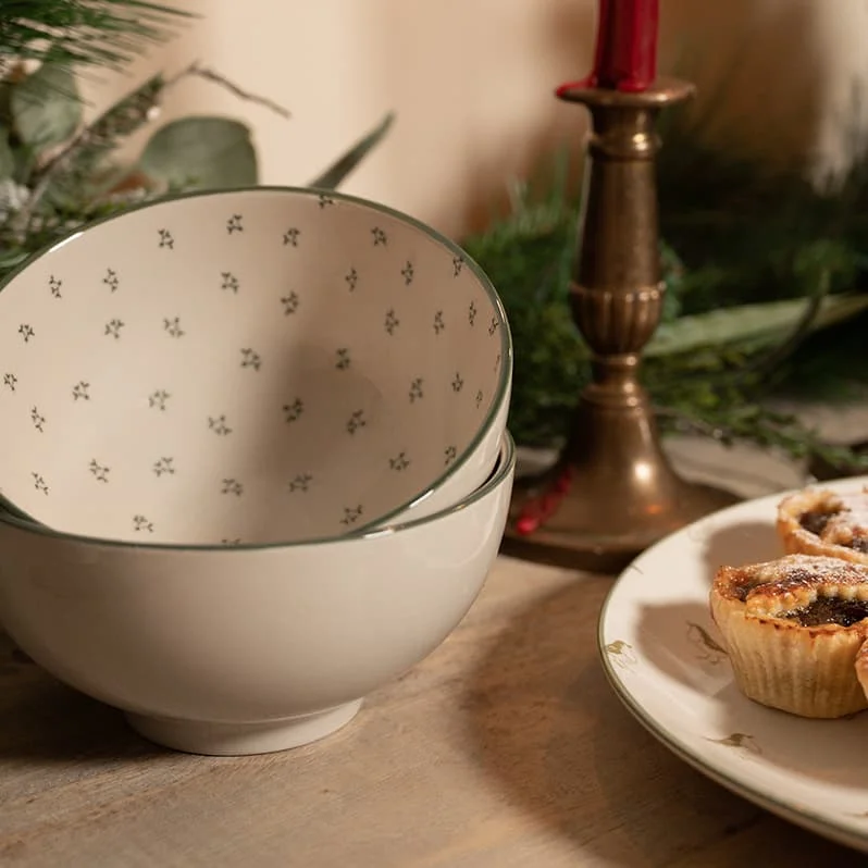 Robin Stoneware Dessert Bowl