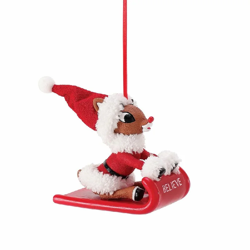 Rudolph Believe Ornament