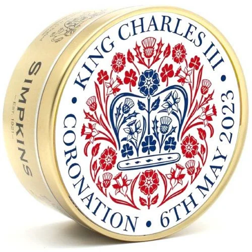 SIMPKINS King Charles III Coronation Emblem Tin