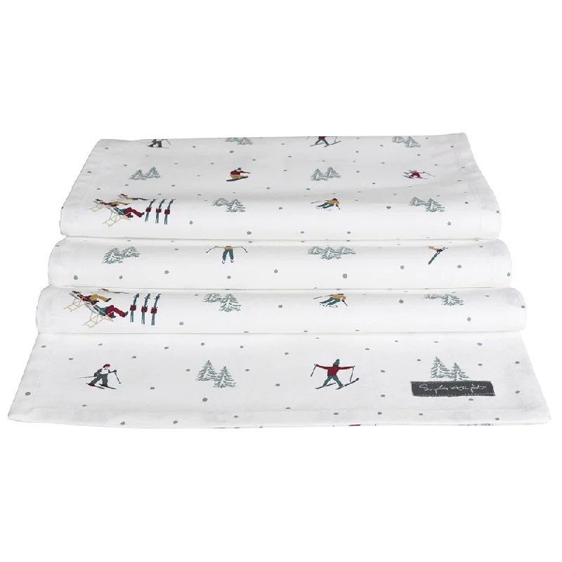 Skiing Table Runner