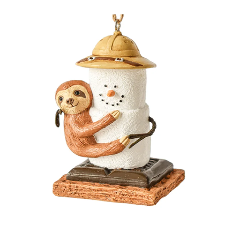 S'mores Sloth Ornament