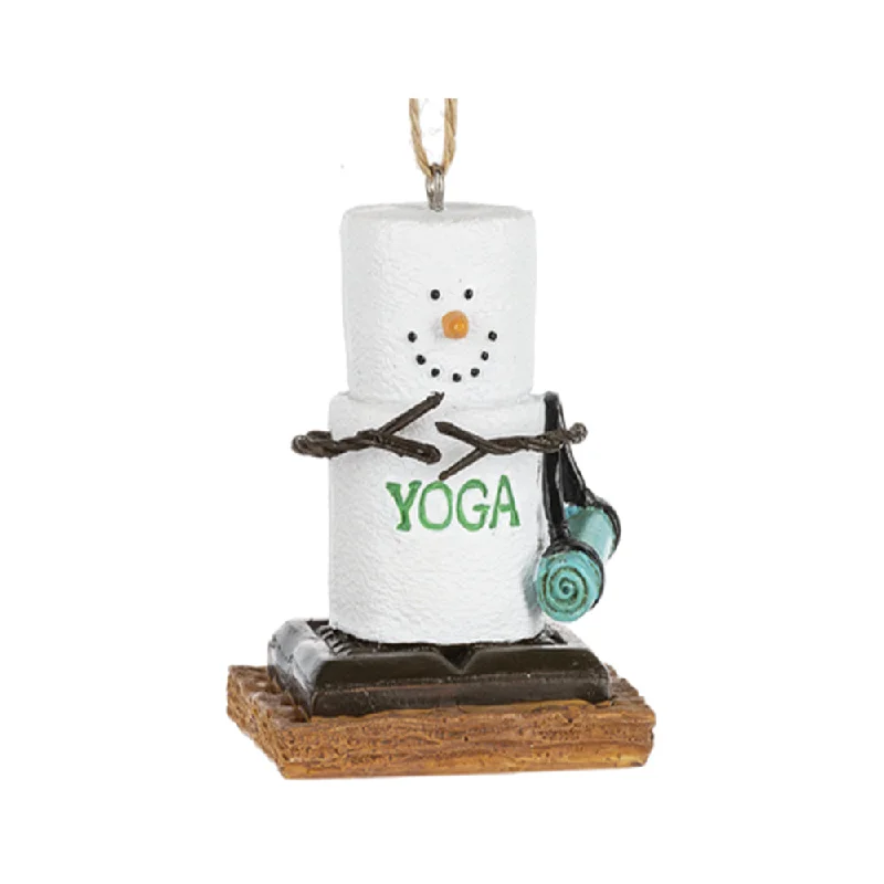 S'mores Yoga Ornament