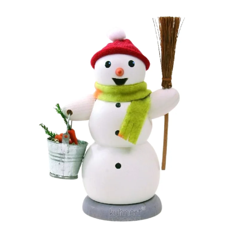 Snowman with bucket Incense Smoker by Kuhnert GmbH